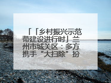 「乡村振兴示范带建设进行时」兰州市城关区：多方携手“大扫除”扮靓乡村“颜值”