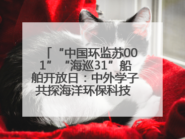 “中国环监苏001”“海巡31”船舶开放日：中外学子共探海洋环保科技 跨文化交流筑牢“蓝色”友谊