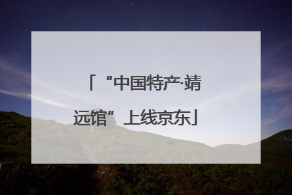“中国特产·靖远馆”上线京东