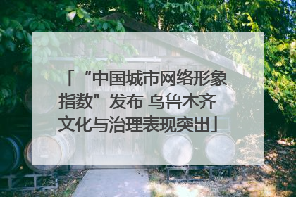 “中国城市网络形象指数”发布 乌鲁木齐文化与治理表现突出