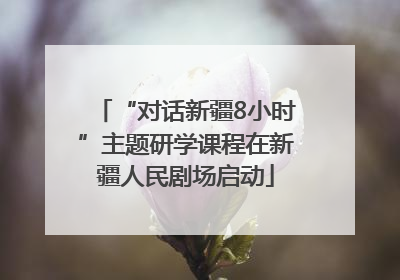 “对话新疆8小时”主题研学课程在新疆人民剧场启动