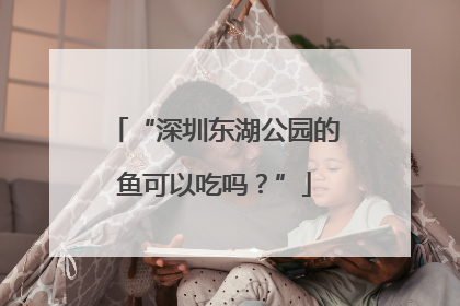 “深圳东湖公园的鱼可以吃吗？”