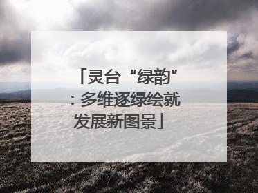 灵台“绿韵”：多维逐绿绘就发展新图景