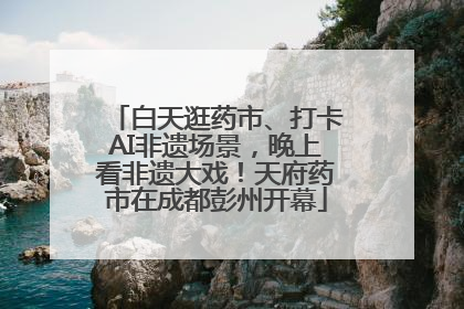 白天逛药市、打卡AI非遗场景，晚上看非遗大戏！天府药市在成都彭州开幕