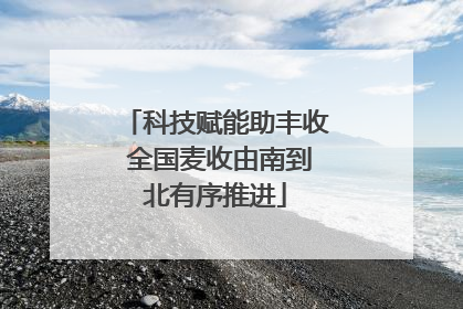 科技赋能助丰收 全国麦收由南到北有序推进