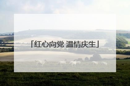 红心向党 温情庆生