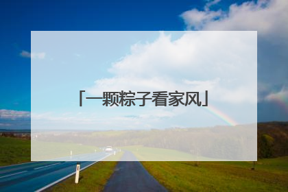 一颗粽子看家风