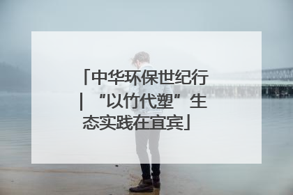中华环保世纪行｜“以竹代塑”生态实践在宜宾