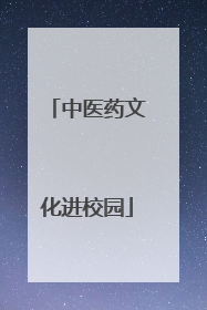 中医药文化进校园