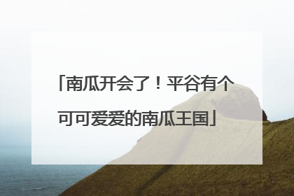 南瓜开会了！平谷有个可可爱爱的南瓜王国