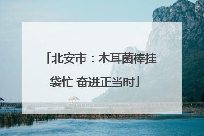 北安市：木耳菌棒挂袋忙 奋进正当时