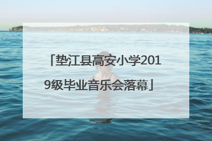 垫江县高安小学2019级毕业音乐会落幕