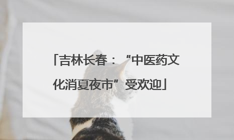吉林长春：“中医药文化消夏夜市”受欢迎