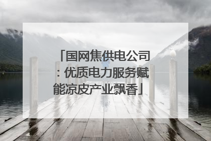 国网焦供电公司：优质电力服务赋能凉皮产业飘香