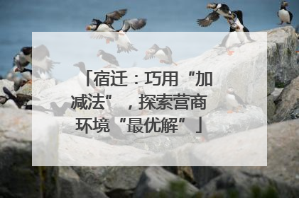宿迁：巧用“加减法”，探索营商环境“最优解”