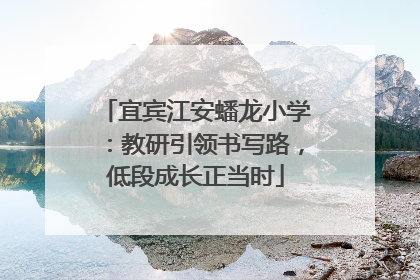 宜宾江安蟠龙小学：教研引领书写路，低段成长正当时