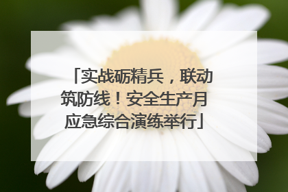 实战砺精兵，联动筑防线！安全生产月应急综合演练举行