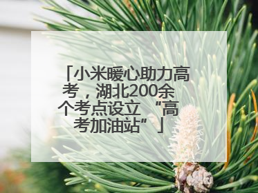 小米暖心助力高考，湖北200余个考点设立 “高考加油站”