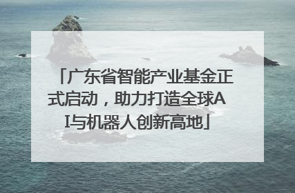广东省智能产业基金正式启动，助力打造全球AI与机器人创新高地