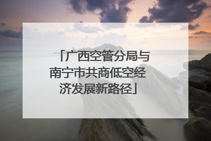 广西空管分局与南宁市共商低空经济发展新路径