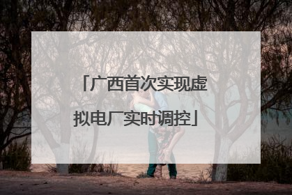 广西首次实现虚拟电厂实时调控