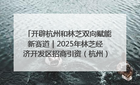 开辟杭州和林芝双向赋能新赛道｜2025年林芝经济开发区招商引资（杭州）推介展销活动在杭举办
