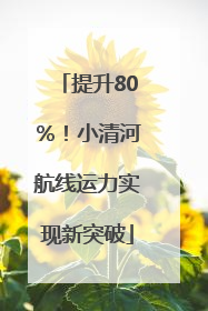 提升80％！小清河航线运力实现新突破