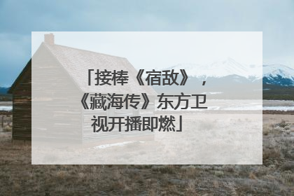 接棒《宿敌》，《藏海传》东方卫视开播即燃