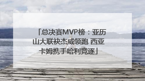 总决赛MVP榜：亚历山大联袂杰威领跑 西亚卡姆携手哈利竞逐