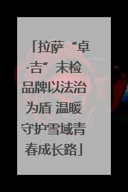 拉萨“卓·吉”未检品牌以法治为盾 温暖守护雪域青春成长路