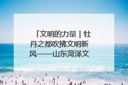 文明的力量｜牡丹之都吹拂文明新风——山东菏泽文明创建一线见闻
