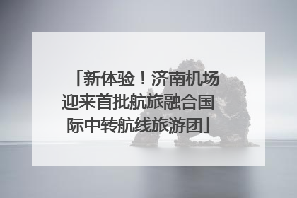 新体验！济南机场迎来首批航旅融合国际中转航线旅游团