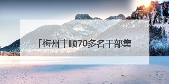 梅州丰顺70多名干部集体“充电”AI技术！
