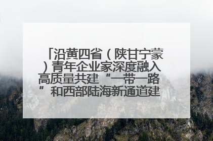 沿黄四省（陕甘宁蒙）青年企业家深度融入高质量共建“一带一路”和西部陆海新通道建设战略合作交流会在甘肃兰州召开
