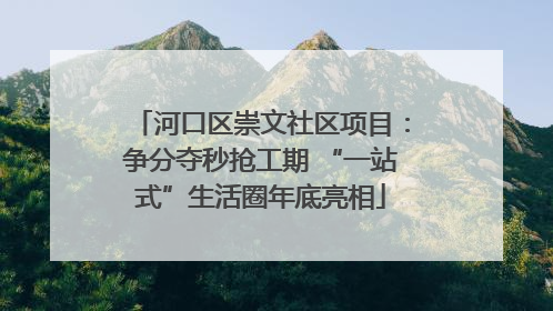 河口区崇文社区项目：争分夺秒抢工期 “一站式”生活圈年底亮相