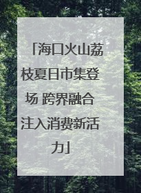 海口火山荔枝夏日市集登场 跨界融合注入消费新活力