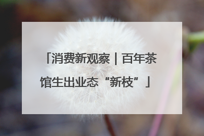 消费新观察｜百年茶馆生出业态“新枝”