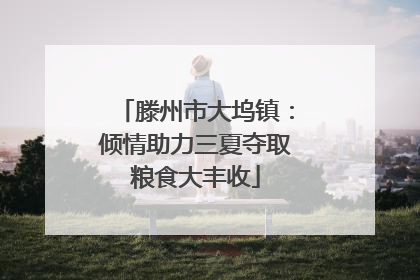 滕州市大坞镇：倾情助力三夏夺取粮食大丰收
