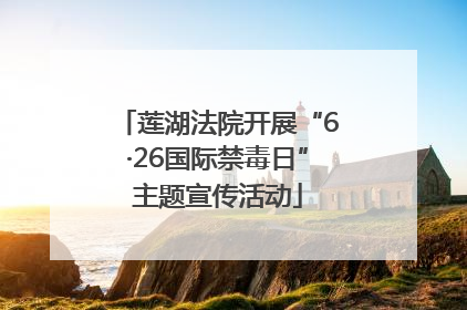 莲湖法院开展“6·26国际禁毒日”主题宣传活动