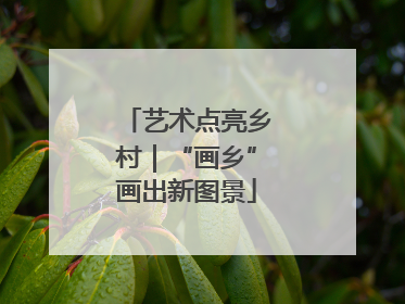 艺术点亮乡村｜“画乡”画出新图景