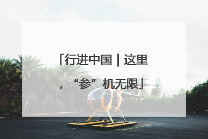 行进中国｜这里，“参”机无限