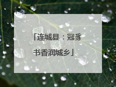 连城县：冠豸书香润城乡