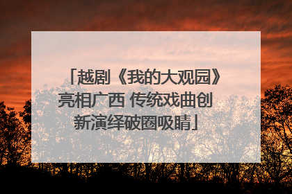 越剧《我的大观园》亮相广西 传统戏曲创新演绎破圈吸睛