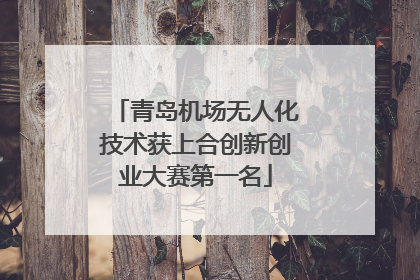 青岛机场无人化技术获上合创新创业大赛第一名
