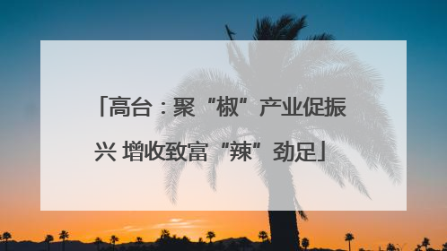 高台：聚“椒”产业促振兴 增收致富“辣”劲足