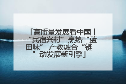 高质量发展看中国丨“民宿兴村”烹热“蓝田味” 产教融合“链”动发展新引擎