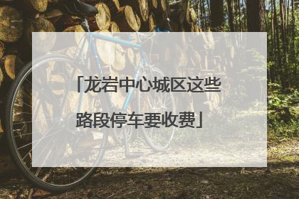 龙岩中心城区这些路段停车要收费